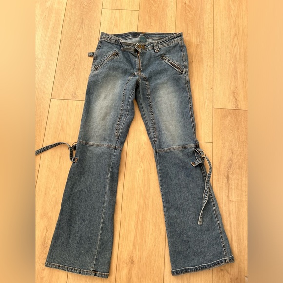 Y2K Vintage Early 2000’s Garage Lowrise Denim Jeans - Picture 1 of 3